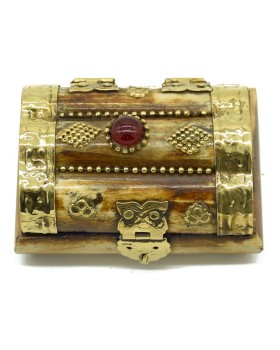 Brass Decorative Bone Chest